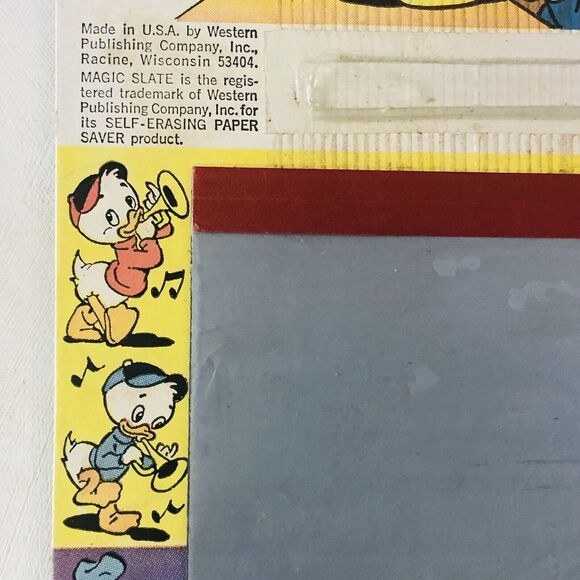 Vintage 1970s Whitman Mickey Mouse Magic Slate Toy Walt Disney Conductor Band - Picture 7 of 10
